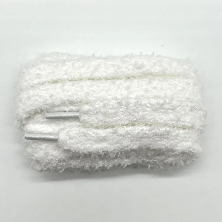 Lacets Fluffy Blanc