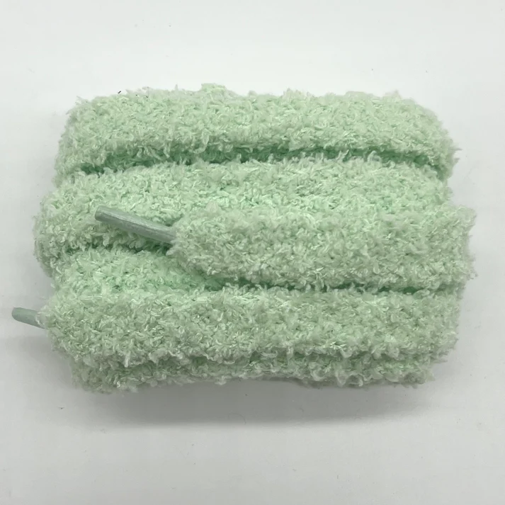 Lacets Fluffy Vert