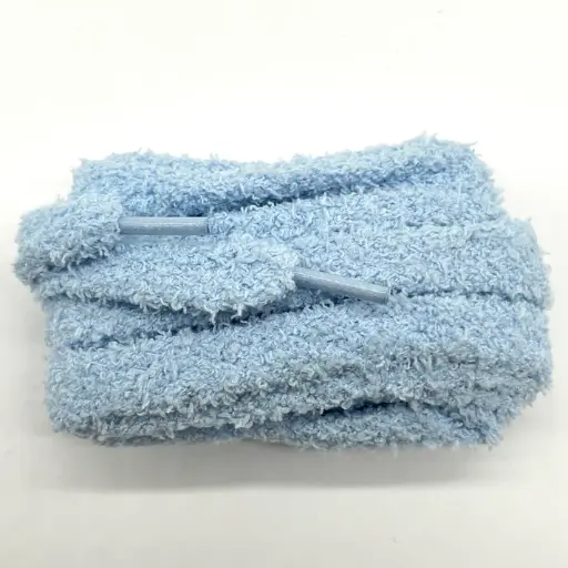 Lacets Fluffy Bleu