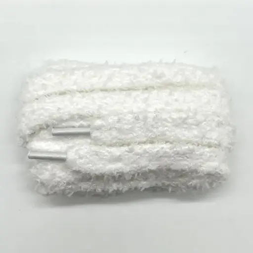 Lacets Fluffy Blanc