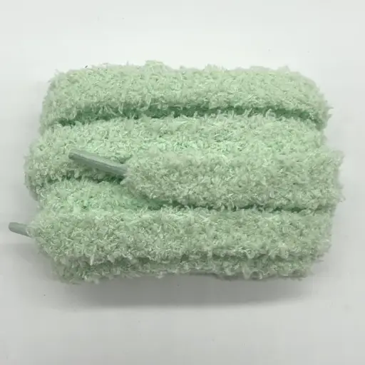 Lacets Fluffy Vert